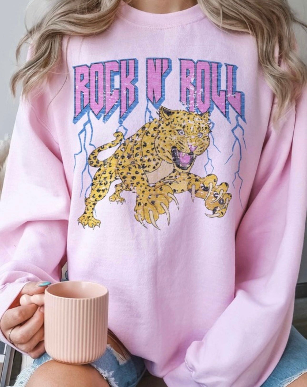 Rock N’ Roll Graphic Sweatshirt