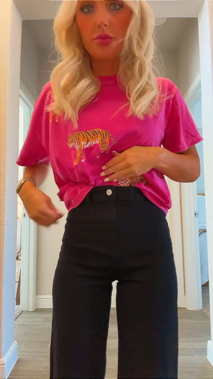 Black Cropped Pants